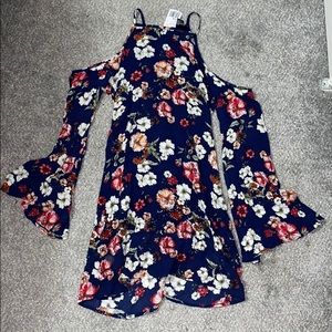 NWT Navy blue floral dress